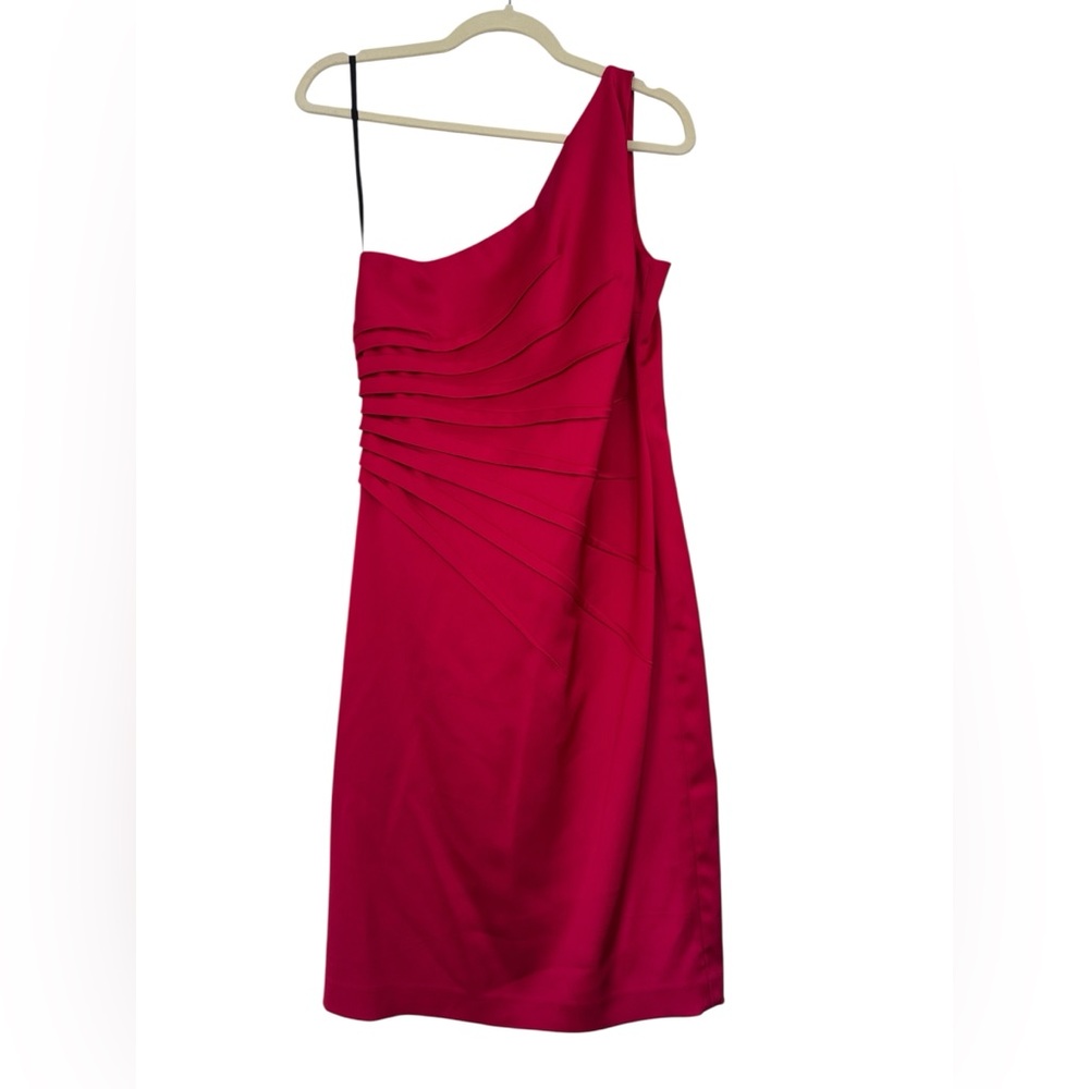 David Meister Vibrant Red Gown